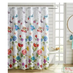 Pioneer Woman Blooming Bouquet bathroom shower curtain home decor accent